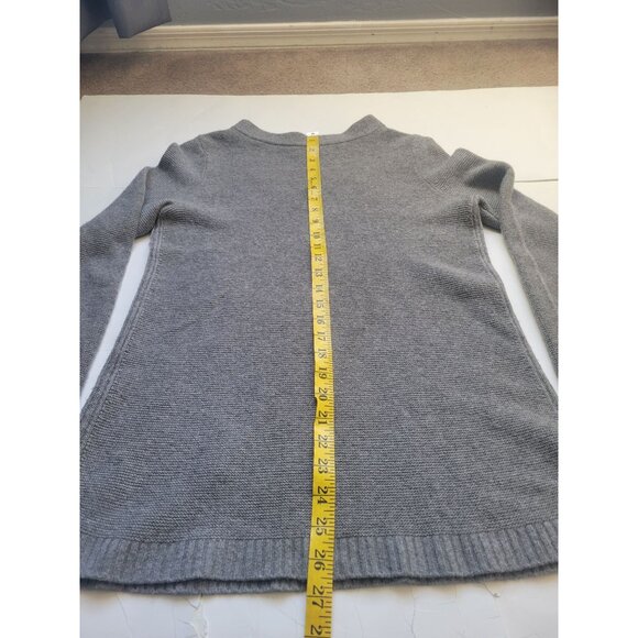 Banana Republic Gray Mock Neck “A Touch of Cashmere” Sweater Size M Office Wear - Picture 9 of 9
